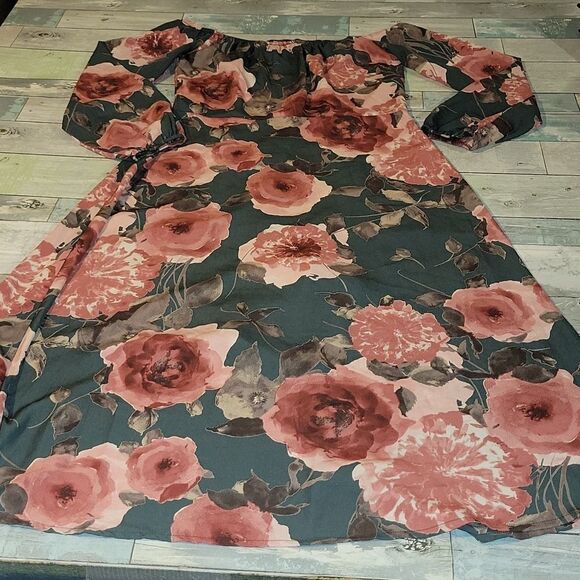 Brigitte Bailey Floral Print Dress size Small - Picture 5 of 6